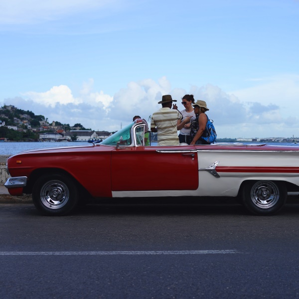 vintage car in Cuba