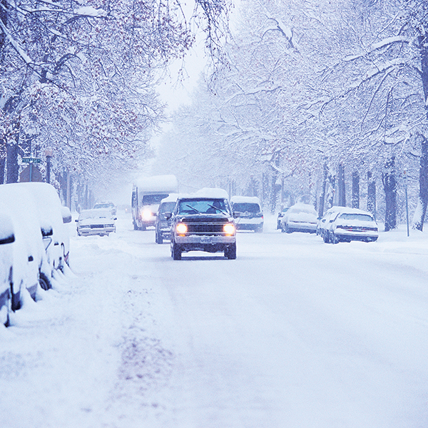 navigate ice and snow