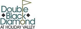 Double Black Diamond at Hidden Valley logo