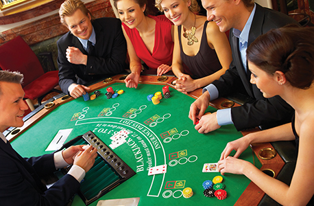 AAA members playing BlackJack at a casino