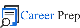 Career Prep logo with magnifying glass