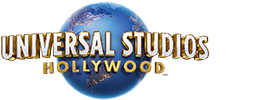 Universal Studios Hollywood logo featuring the globe