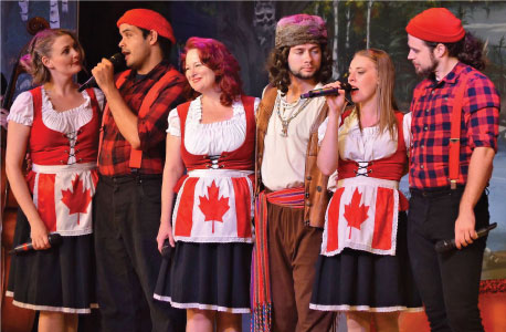 Canadian dinner performers