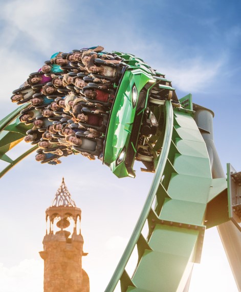 Hulk roller coaster