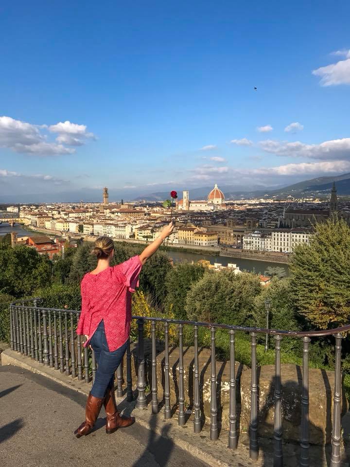 Sarah in Italy