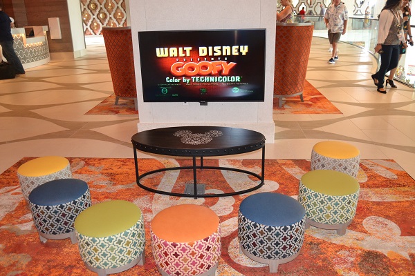 Kids will find their own area to enjoy in the hotel lobby.