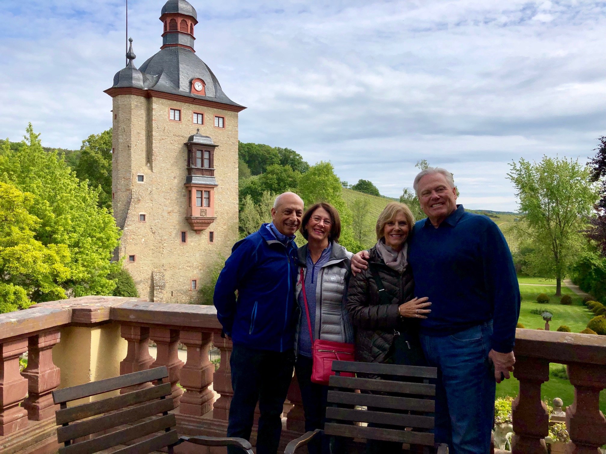 Tony Spada, wife and friends