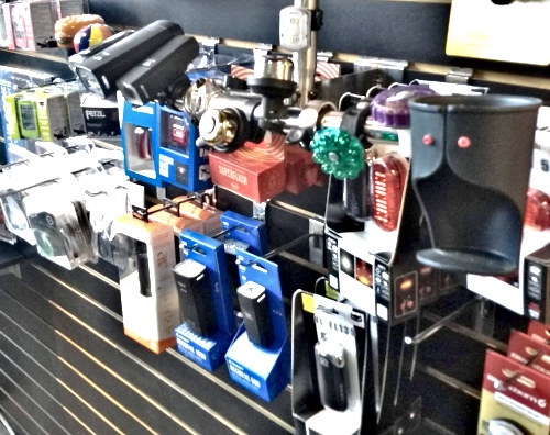There are many types of lights available that help bicyclists see and be seen. 
