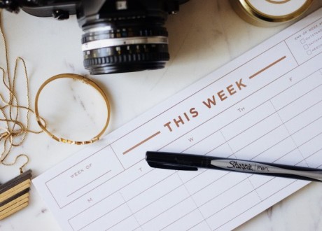 weekly calendar page