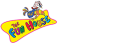 The Fun House logo featuring a multi-color parrot wearing a fun hat